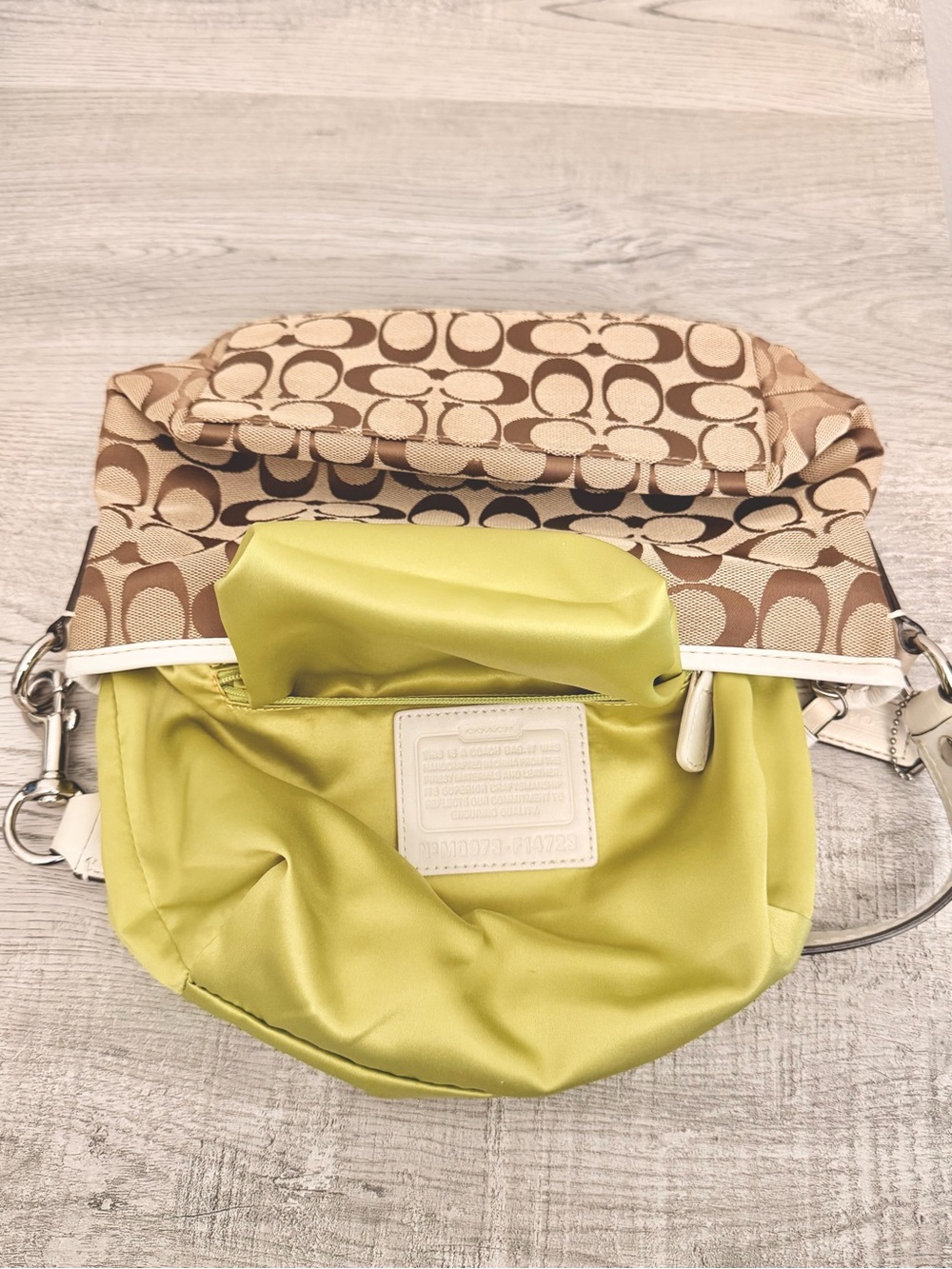 Coach Brown Flower Purse - Picture 7 of 7